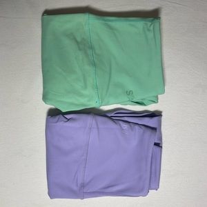 SASKI COLLECTION - pastel high waisted leggings - size small
